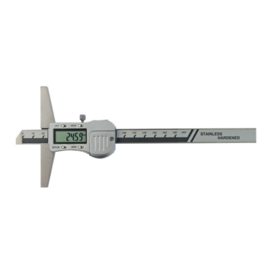 Digitális mélységmérő 0-150mm/0,01mm híd hossza 100mmm, fémházas, rozsdamentes MIB 42026170