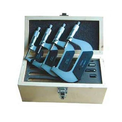 Analóg külső mikrométer készlet 4-részes 100-200mm/0,01mm DIN863 MIB 01017082