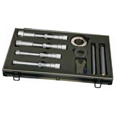 Hárompontos analóg furatmikrométer készlet, 4 részes 20-50/0,001mm +/-0,005mm, 90/105mm MIB 01022067 Hárompontos analóg furatmikrométer készlet, 4 részes 20-50/0,001mm +/-0,005mm, 90/105mm MIB 01022067