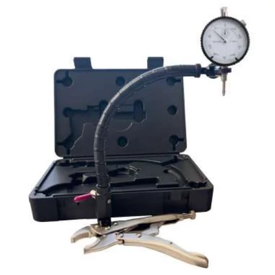 Analóg mérőóra és állvány készletben, csőfogós rögzítővel O 30mm-ig, 320mm magas MIB 01005021