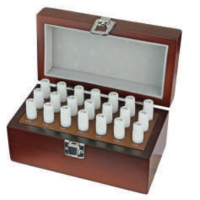 Acél mérőcsap készlet, 5.0-6.0 mm/emelkedés 0,05, 21 db, pontosság ±0,002 mm MIB 06061405