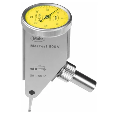 Szögtapintós mérőóra horizontális számlappal, tapintókar hossza 14,5 mm 0,4/28 mm  Mahr 4302200