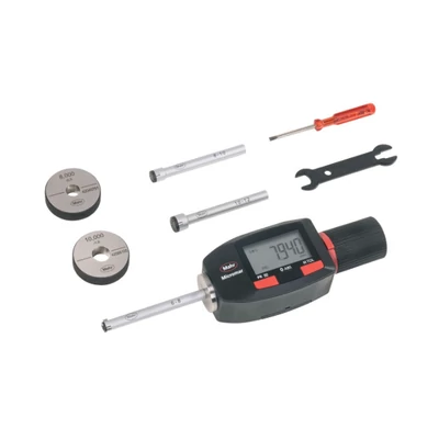 Micromar 44 EWRi Digitális hárompontos  furatmikrométer készlet (3 db) 6-12mm, 8,10mm beállítógyűrűkkel Mahr 4191340