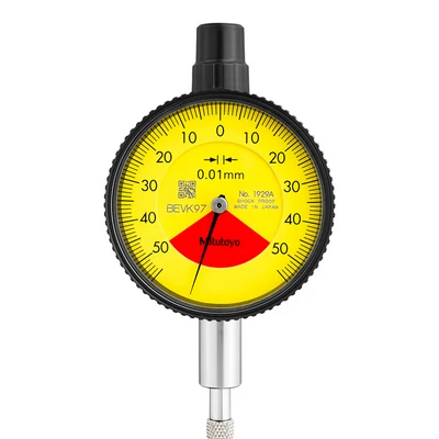 Analóg mérőóra 1/0,01 átmérő 40mm, ütésálló, kompakt, egy fordulatos Mitutoyo: 1929AB