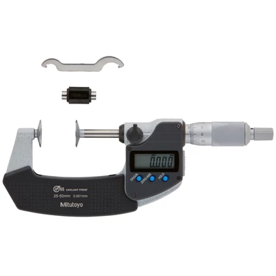 Digitális tárcsás mikrométer 25-50 mm, IP65, adatkimenettel Mitutoyo 323-251-30