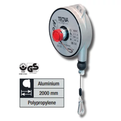 Balancer 2-4 kg 2000 mm, műanyag (polipropilén) kötél TECNA 9321NY