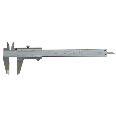Nóniuszos tolómérő rozsdamentes, csavarrögzítéssel 150/0,05mm MIB 01001002