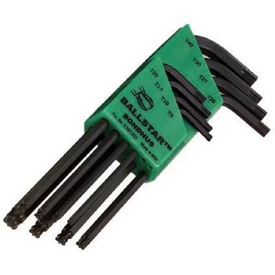 Torx.készl. T9-T40 8db-os  gömbvégű Bondhus 11332