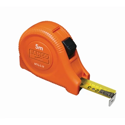5M mérőszalag 19 mm műanyag házban Bahco: MTG-5-19
