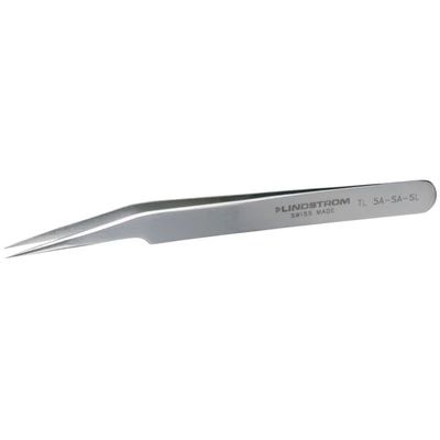 Extra hegyes hajlított csipesz finomított ESD 115mm Lindström TL 5A-SA-SL