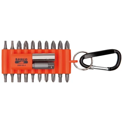 Bit készlet, 22-részes, PH, PZ, Torx, SL Bahco: 59S/22-1
