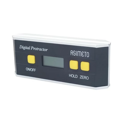 Digitális vízszintező szögmérő alumínium váz 152x63,8x60mm 343g Asimeto: 490-16-0