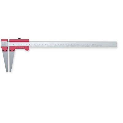 Könnyített műhelytolómérő mérőcsúcsok nélkül, 2000/400 mm  Scala Alinox Classic  336.384