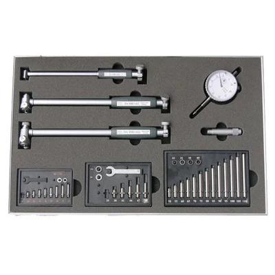 Furatmérő készlet 18-160mm , 10/0,01mm analóg mérőórával MIB: 01027171