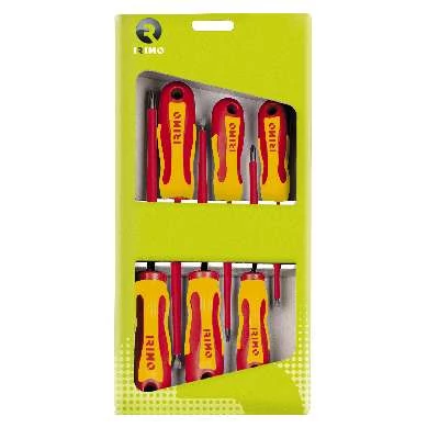 Csavarhúzó-készlet, szigetelt, 6-részes, 2.5; 4; 5.5; 6.5 mm; PH1; PH2 IRIMO 459V-6-C