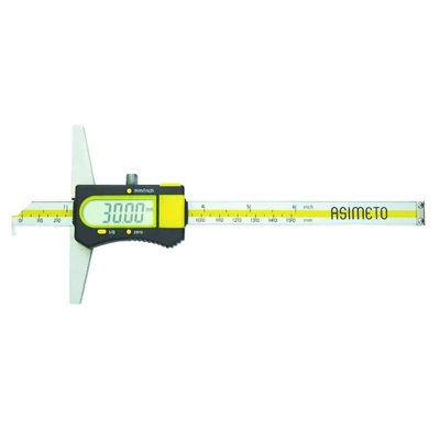 Digitális mélységmérő horgas véggel 0-150 mm +/- 0,02 mm Asimeto: 322-06-7