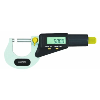 Digitális mikrométer 0-25 mm +/-0,004 mm Asimeto:116-01-0