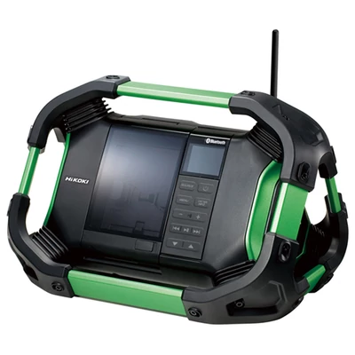 Rádió, Bluetooth, 2x5W , IPX 4 (Akku és töltő nélkül!)  HiKOKI: UR18DSDLW4Z