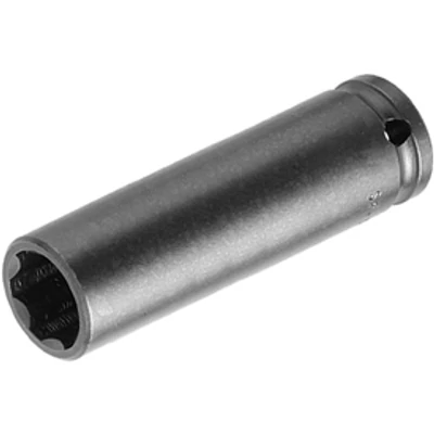 Gépi dugókulcsfej 1/2" 19mm-es hatlapú, vékonyfalú, extra hosszú  APEX SF-19MM55