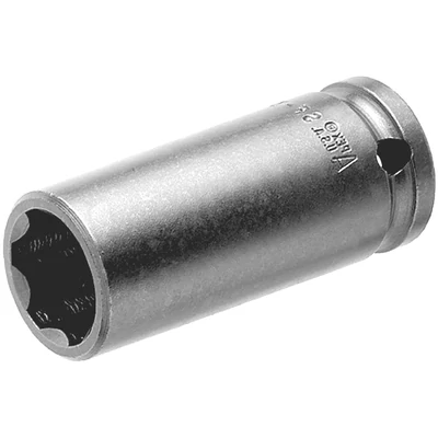 Gépi dugókulcsfej 1/2" 19mm-es hatlapú, hosszított, 57mm hosszú APEX 19MM25
