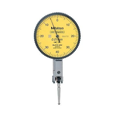Szögtapintós mérőóra vízszintes 0-0,8/0,01mm, 0-40-0, tapintó:17,4mm, szár: 8mm Mitutoyo 513-404-10E