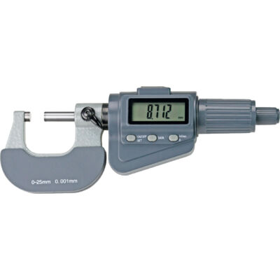 Digitális mikrométer, racsnival 0-25 mm MIB: 02030020