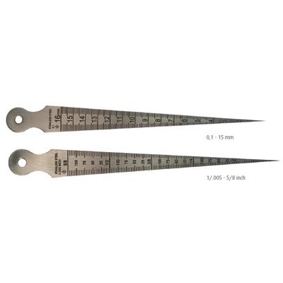 Furatmérő sablon 0,1-15mm és 1/.005-5/8 inch MIB 08084013