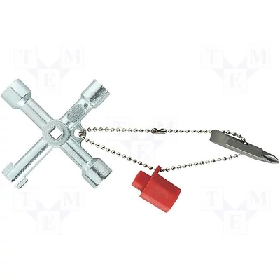 Cross-Key Universal kapcsolószekrénykulcs Weidmüller: 9918130000