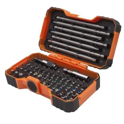 Bit készlet 25,125,150mm-es bitekkel 54-részes 1/4" Bahco 59/S54BC Bit készlet 25,125,150mm-es bitekkel 54-részes 1/4" Bahco 59/S54BC