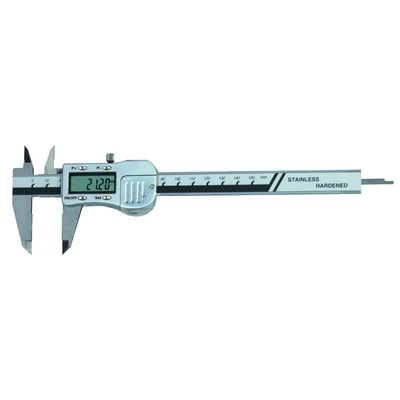 Digitális tolómérő, fémházas PRESET funkcióval 150 / 0,01 mm MIB 02026245
