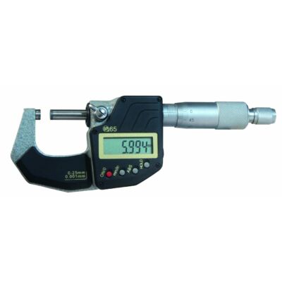 Digitális mikrométer keményfém mérőfelülettel, HOLD funkcióval ABS 50-75/0,001mm MIB 02029107
