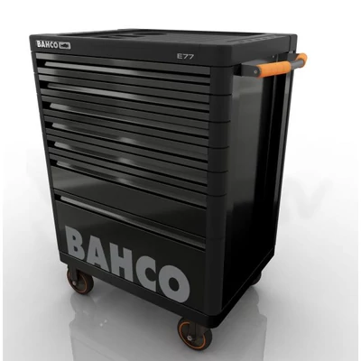 Szerszámkocsi 7 fiókos extra erős fekete Bahco: 1477K7BLACK