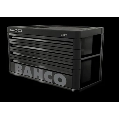 Felső szerkrény 4 fiókos extra erős fekete Bahco: 1487K4BLACK