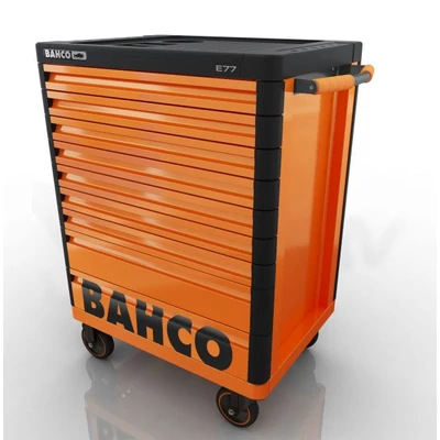 Szerszámkocsi 9 fiókos extra erős narancs Bahco: 1477K9