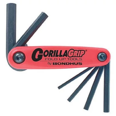 3-10mm GorillaGrip egyenesvégű összecsukható imbuszkulcs készlet HF6M, Bondhus: 12595