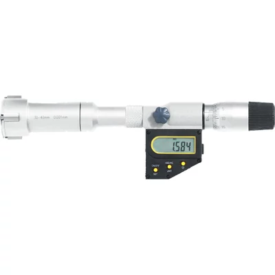 Digitális hárompontos belső furatmikrométer 25-30mm 0.005mm ±0.004mm Asimeto 208-27-0
