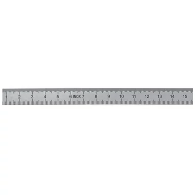 Hajlékony mérővonalzó, acél, duplaskálás 200x13x0,5 MIB 07074081