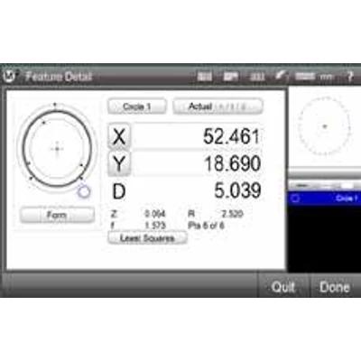 M2-2D adatfeldolgozó rendszer élérzékeléssel szoftver és hardver Mitutoyo 63AAA407