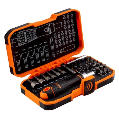 Bitkészlet mágneses, racsnis csavarhúzóval, 1/4", 36-részes Bahco 59/S36BCR