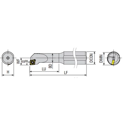 S12K SCLCR 09 esztergakés