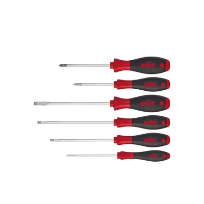 WIHA SoftFinish® lapos/Phillips csavarhúzókészlet, 6 részes. 302HK6SO : 07152
