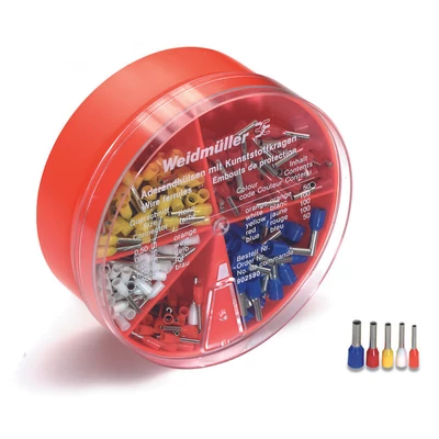 Érvéghüvely készlet H-Box 0,5-2,5mm2 (400 db) Weidmüller 9025900000