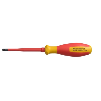Csavarhúzó, szigetelt SDIPM SLIM PZ2 x 100 mm VDE Weidmüller 2749690000