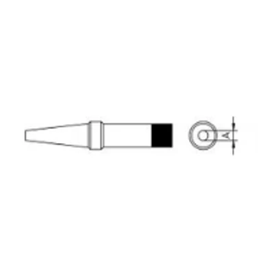 PT 07  Pákahegy 0.8 x 44 mm, 370°C  Weller: 4PT07-1