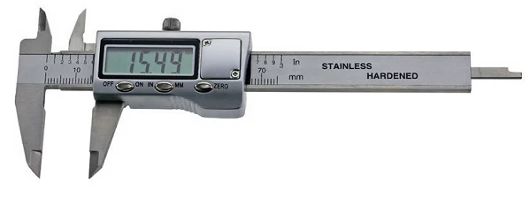 Digitális tolómérő, DIN 862 70/0,01 mm, fém házas, mérőpofa 30mm, MIB: 02026084