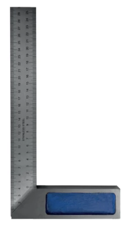 Rozsdamentes  asztalos derékszög öntvénytalppal 300mm  MIB 03046026