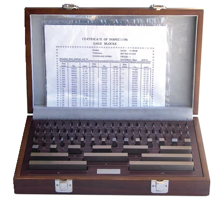 Mérőhasáb készlet 47-részes, acél, pontosság I. MIB 06062006