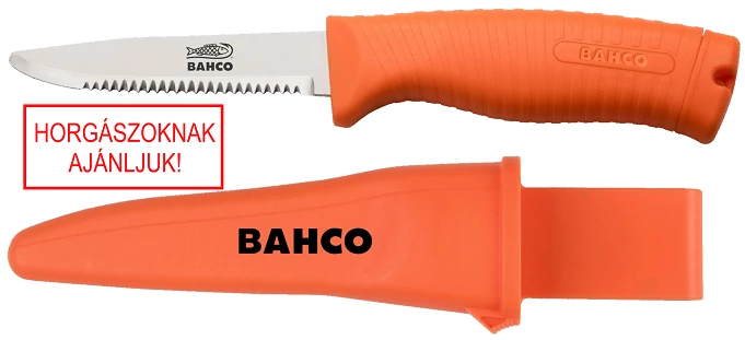 Fluoreszkáló, úszó kés 100mm-es pengehosszal Bahco 1446-FLOAT