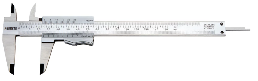 Analóg tolómérő pillanatrögzítős, 0-150mm /0.02mm 1/128