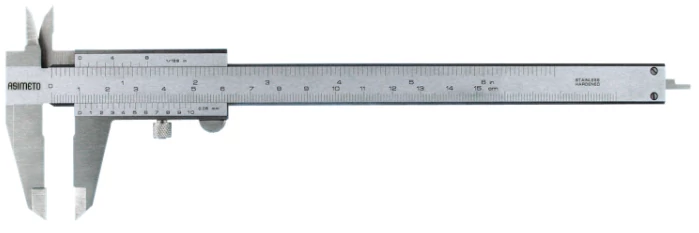 Analóg tolómérő kettős prizma vezetősín, parralaxis mentes 0-150mm /0.05mm 1/128